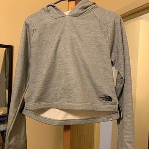 North Face cropped hoodie